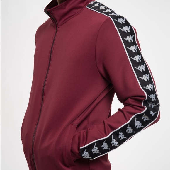Kappa Burgundy Zip-Up Jacket - Picture 5 of 5